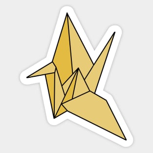 Origami Crane Orizuru Bird Sticker